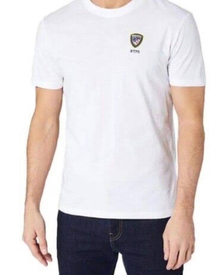 BLAUER T SHIRT CON LOGO PICCOLO